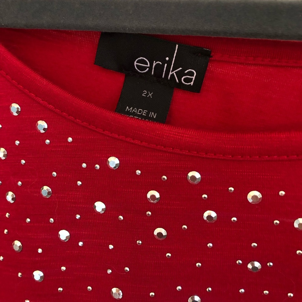 Red bling top - Picture 5 of 6